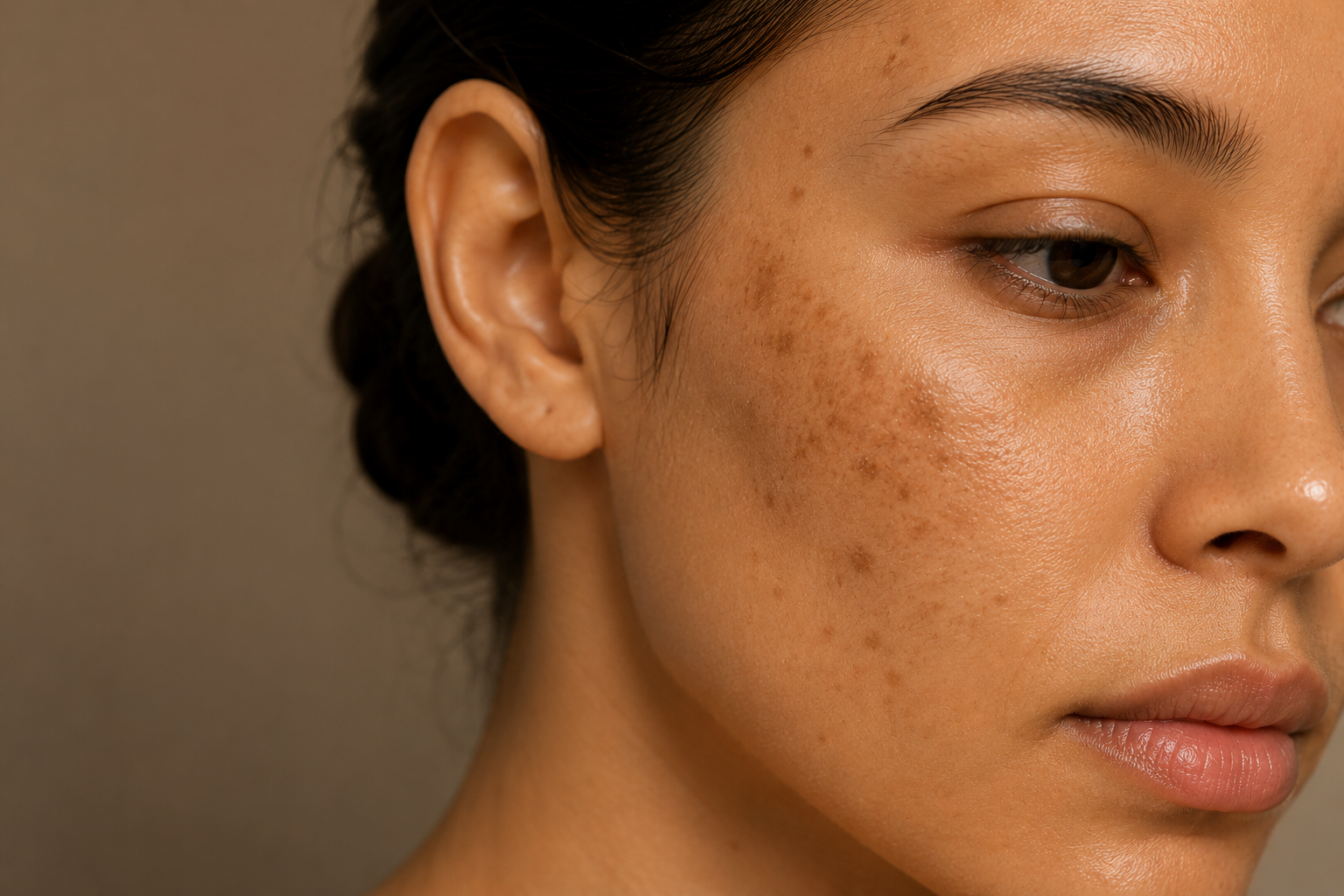 Nighttime skincare ritual for dark spots