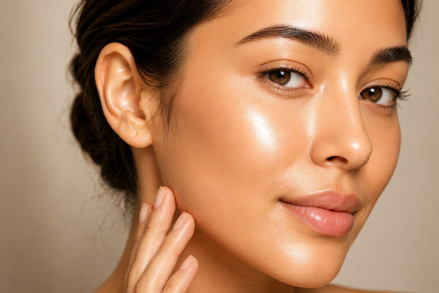 Nighttime skincare ritual for visible signs of ageing